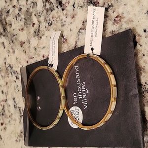 Ten thousand villages Brass Bollywood Bangles